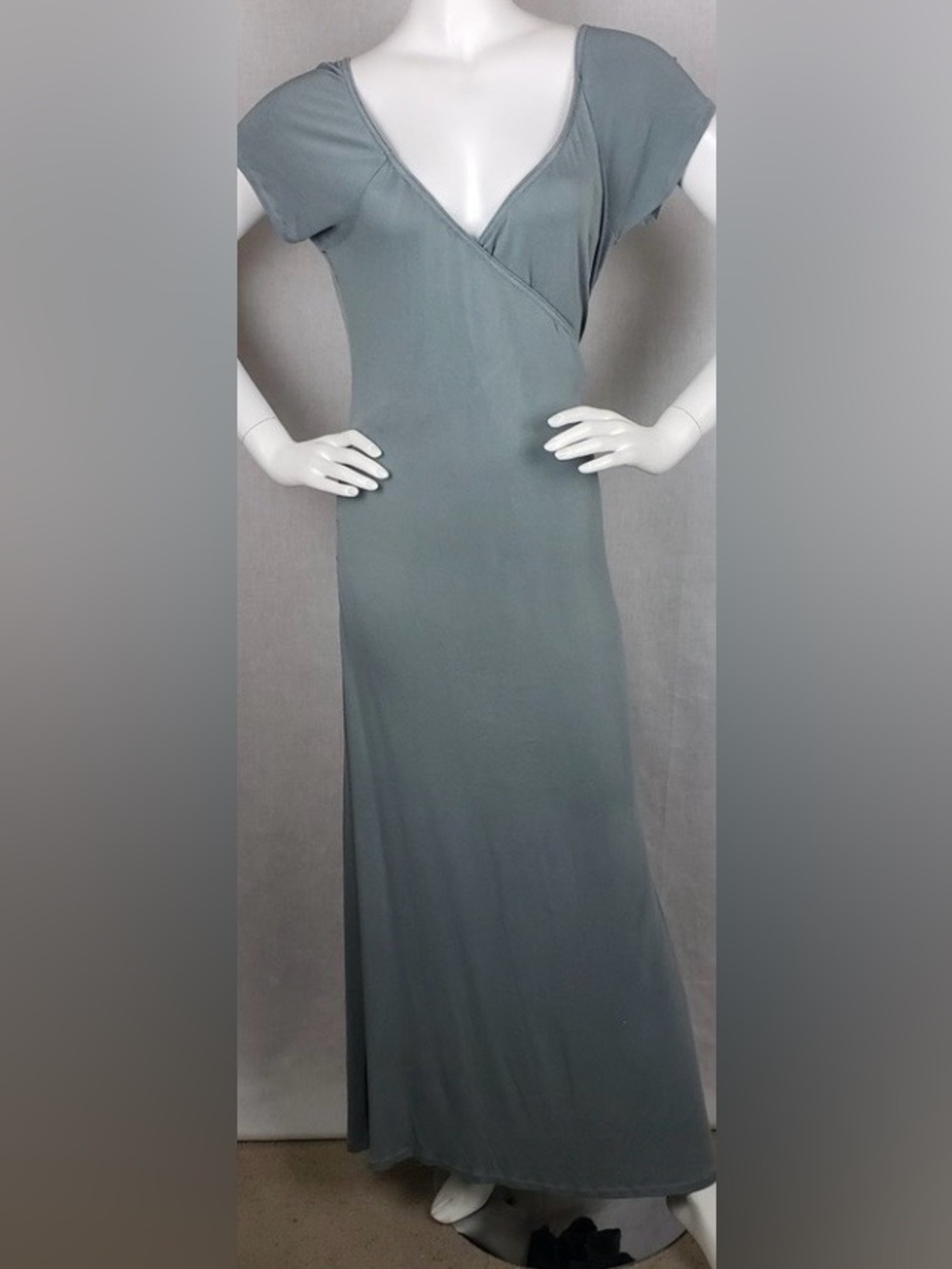 Vince Sage Green Wrap Maxi Dress